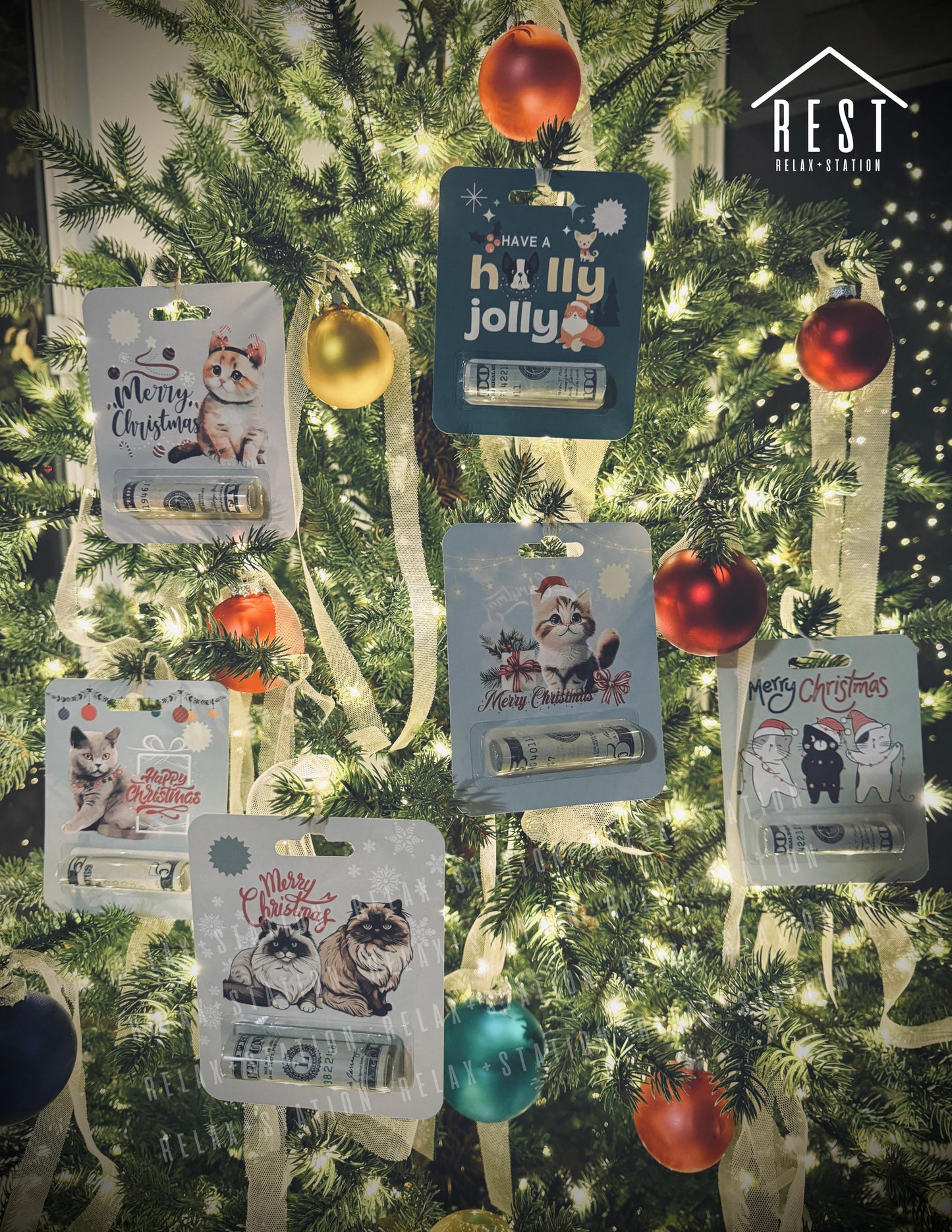 Christmas Money Card - Money Holder Card - Stocking Stuffer - Christmas Gift for Teen Girls - Christmas Ornaments - Cash Gift Ideas under 20
