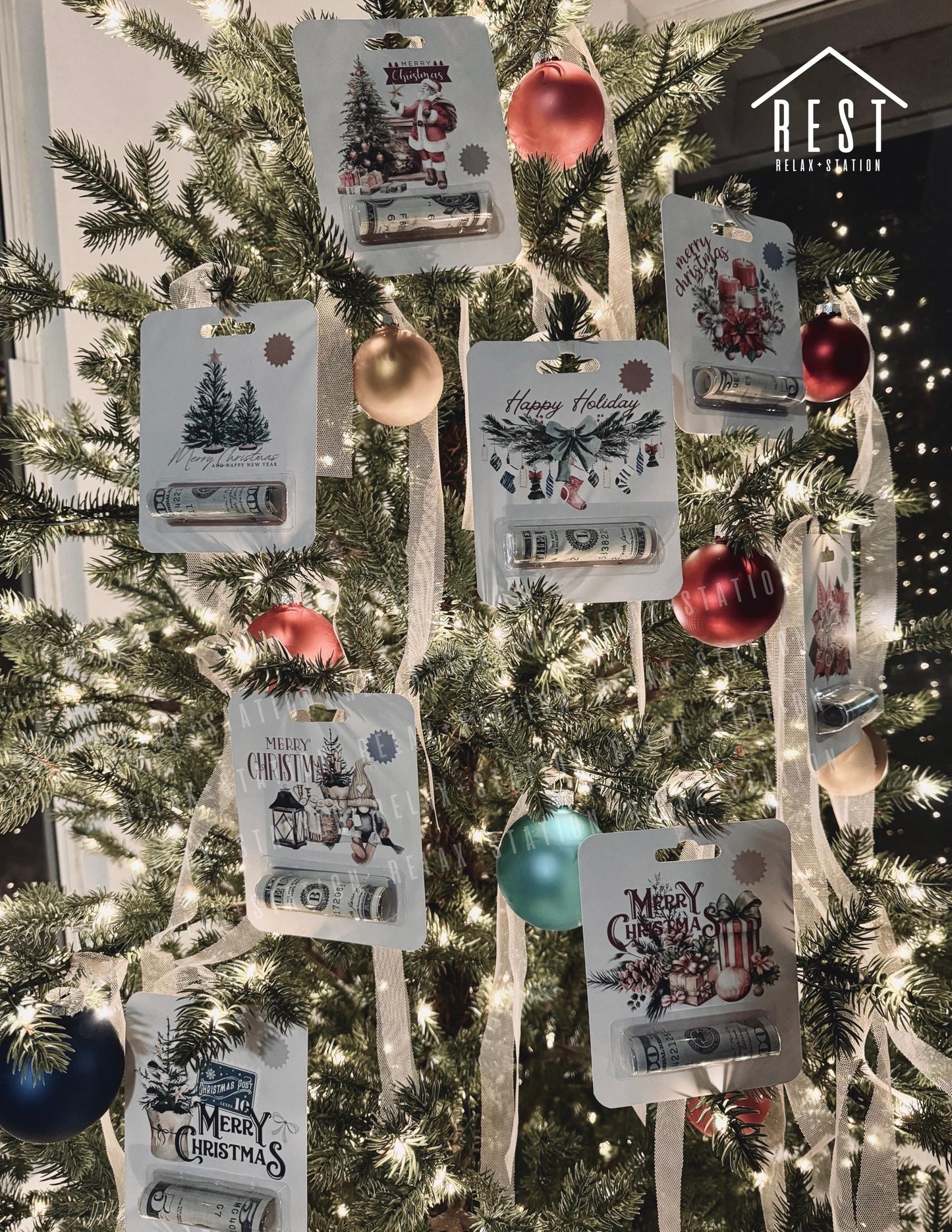 BLACK FRIDAY /Christmas Money Holder /Money Holder /Christmas Ornaments /Christmas Gifts /Stocking Stuffers /Money Holders for Christmas