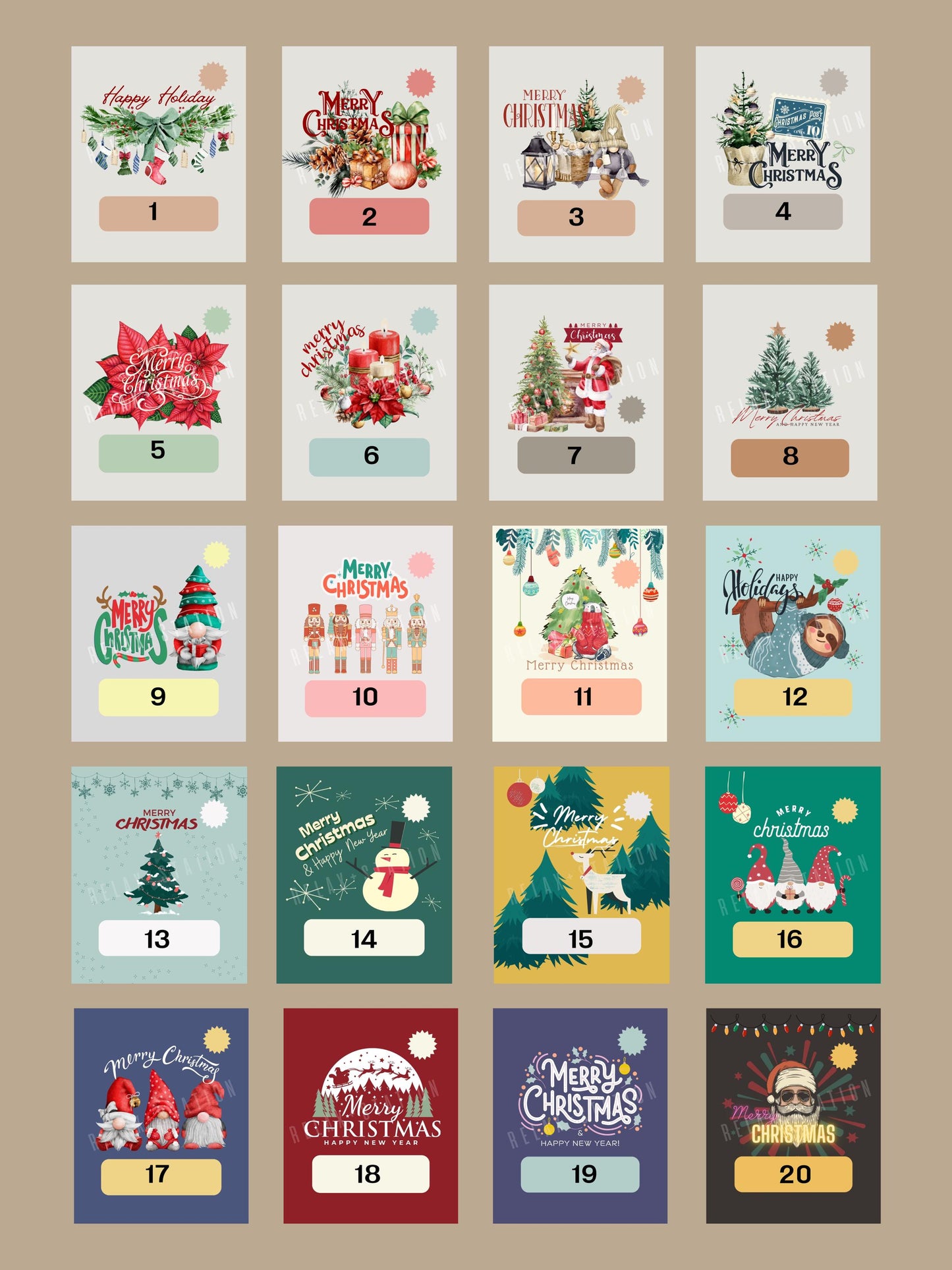 Christmas Money Card - Money Holder Card - Stocking Stuffer - Christmas Gift for Kids - Money Gift Holder - Christmas Ornaments