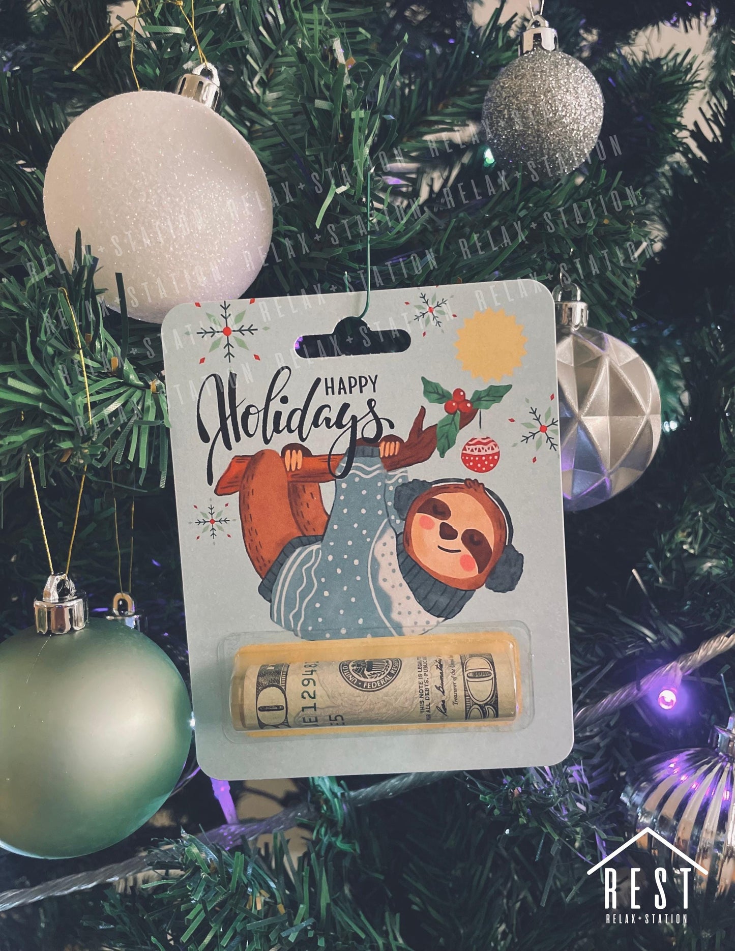 Christmas Money Card - Money Holder Card - Christmas Ornaments - Christmas Gift for Kids - Money Gift Holder - Cash Gift Ideas Christmas