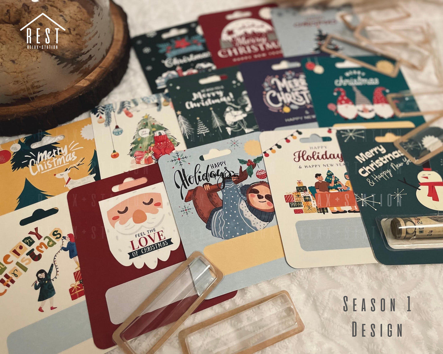 BLACK FRIDAY /Christmas Money Holder /Money Holder /Christmas Ornaments /Christmas Gifts /Stocking Stuffers /Money Holders for Christmas