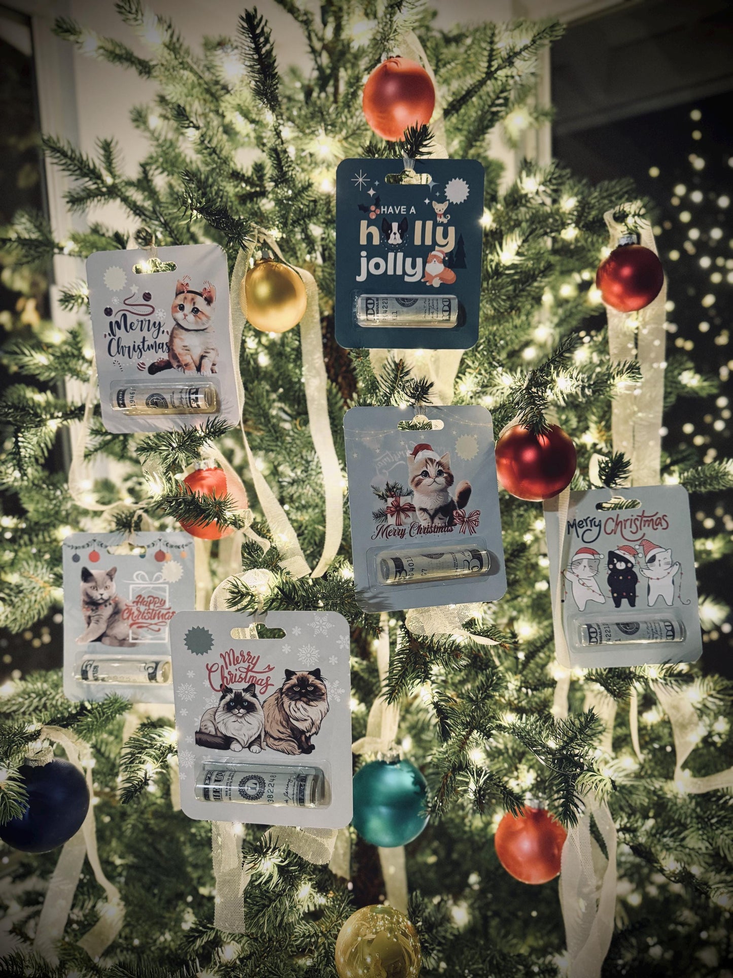 BLACK FRIDAY /Christmas Money Holder /Christmas Ornaments /Stocking Stuffers /Cash Gift Ideas Christmas/ Money holder/Christmas Gifts/Gifts