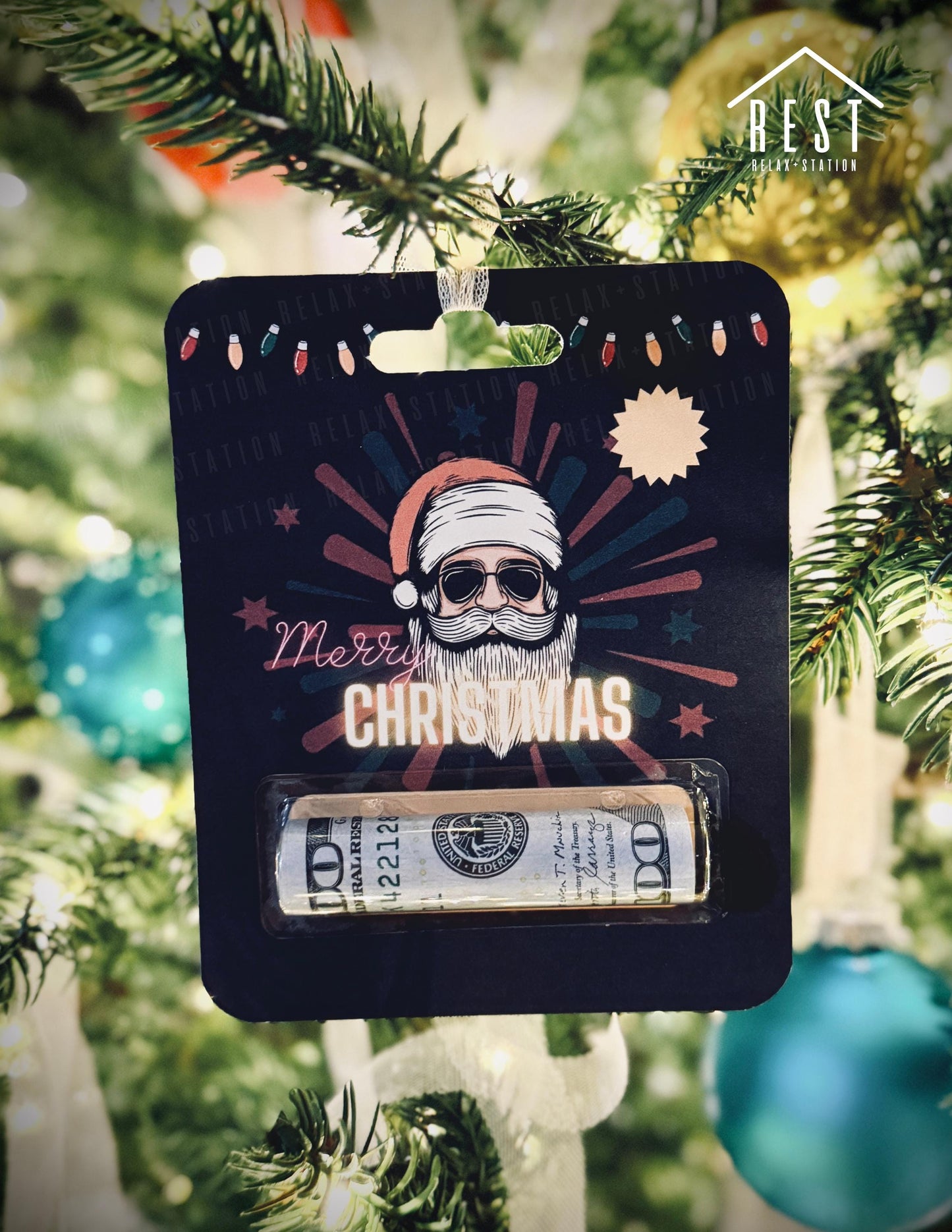 Christmas Money Card - Money Holder Card - Stocking Stuffer - Christmas Gift for Teen Girls - Christmas Ornaments - Cash Gift Ideas under 20