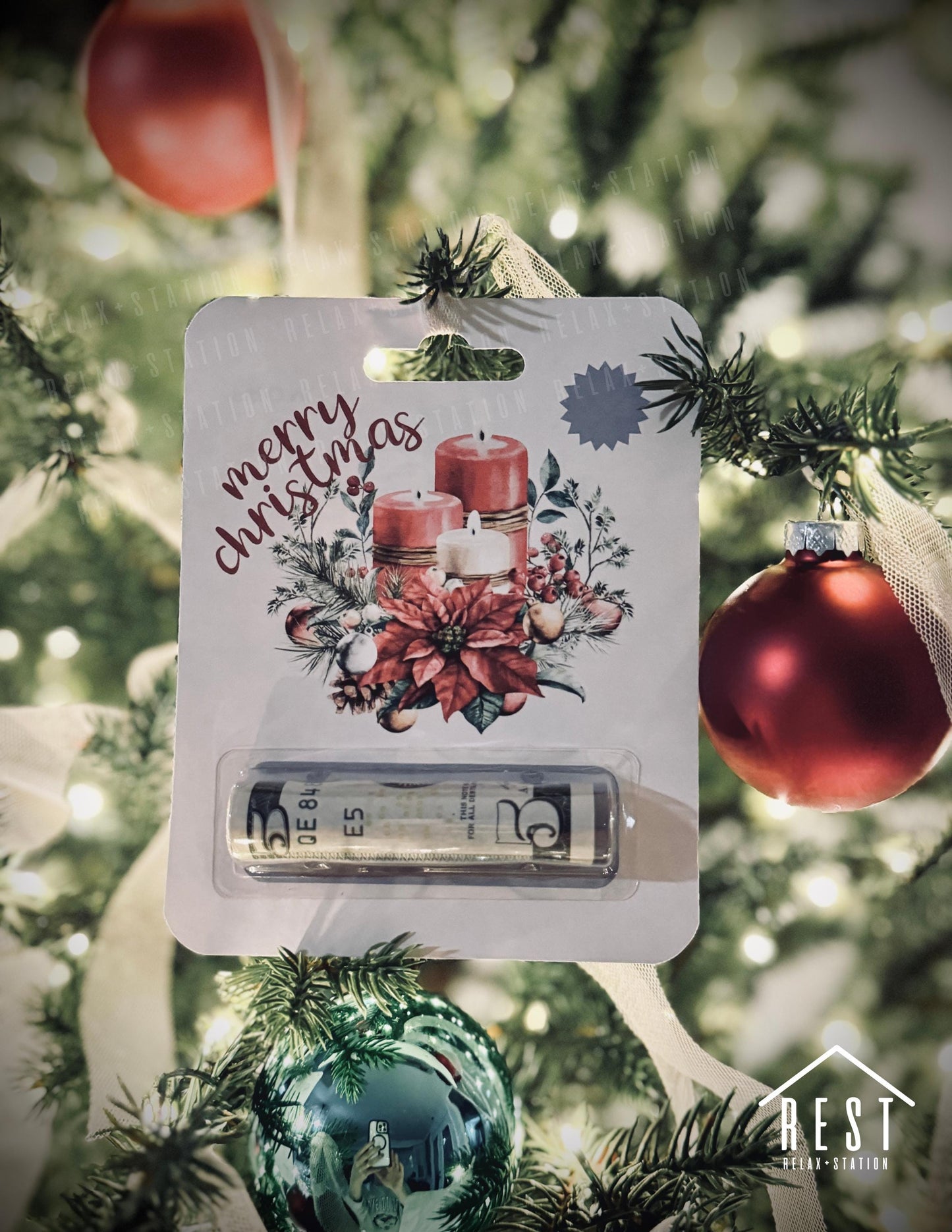 Christmas Money Card - Money Holder Card - Stocking Stuffer - Christmas Gift for Kids - Christmas Ornaments - Cash Gift Ideas - Cool gifts