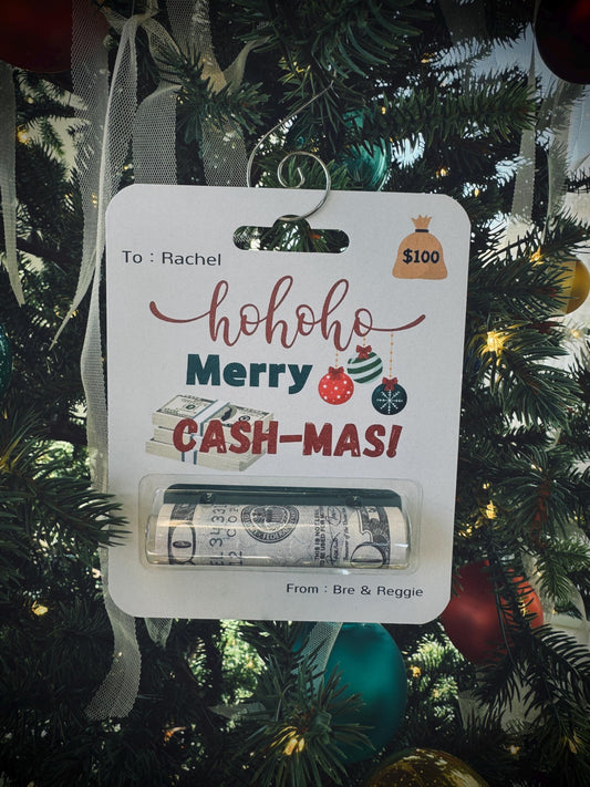 Christmas Money Card - Money Holder Card - Stocking Stuffer - Christmas Gift for Kids - Money Gift Holder - Christmas Ornaments
