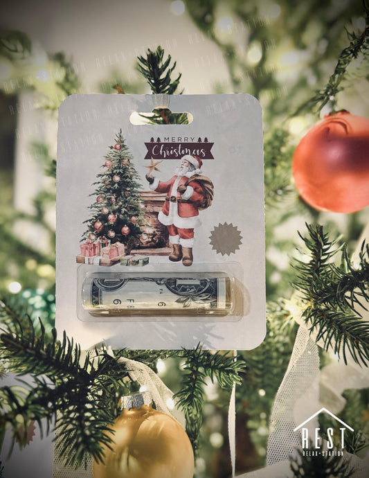 Christmas Money Card - Money Holder Card - Stocking Stuffer - Christmas Gift for Kids - Money Gift Holder - Christmas Ornaments