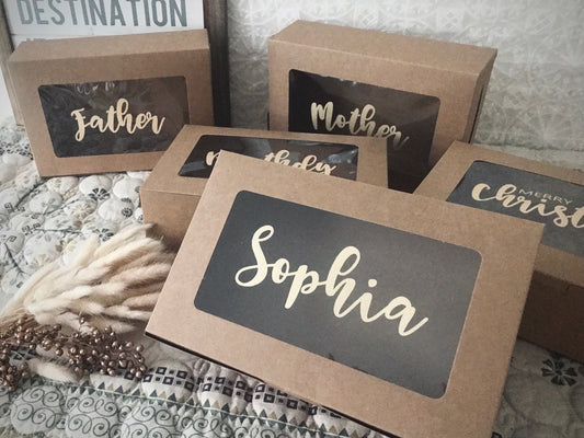 Personalized Gift Box - Personalized Proposal Box - Christmas Gift Box - Proposal Gift Box - Birthday Gift Box - Custom Gift Box - EMPTY
