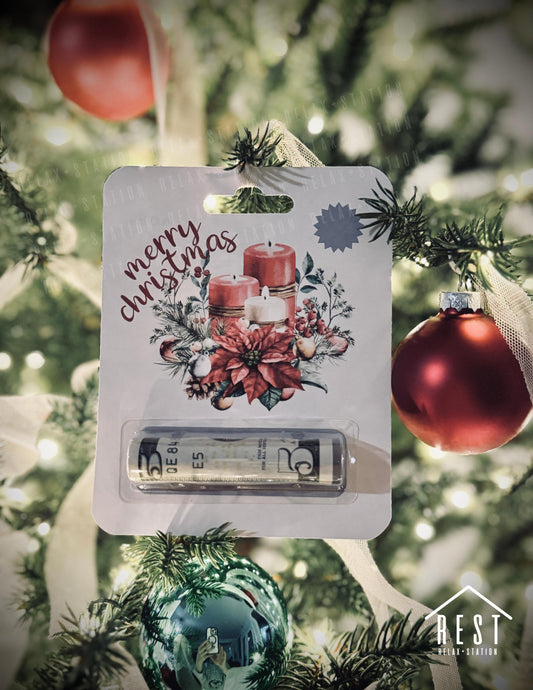 Christmas Money Card - Money Holder Card - Stocking Stuffer - Christmas Gift for Kids - Money Gift Holder - Christmas Ornaments