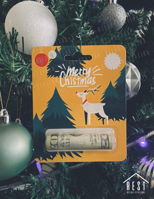 Christmas Money Card - Money Holder Card - Christmas Ornaments - Christmas Gift for Kids - Money Gift Holder - Cash Gift Ideas Christmas