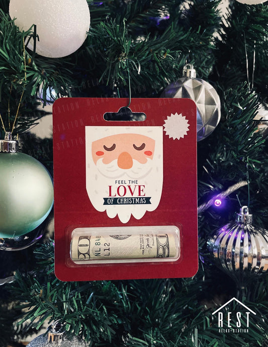 CHRISTMAS SALE /Christmas Money Holder /Money Holder Card /Stocking Stuffers /Christmas Gifts /Christmas Ornaments/Stocking Stuffers For Men