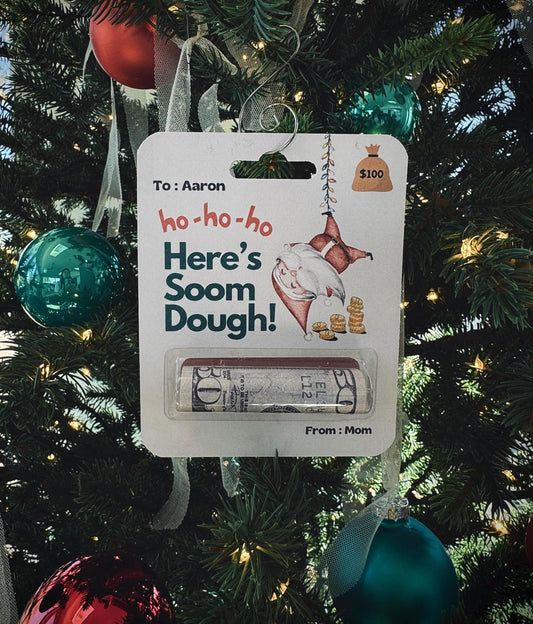 Christmas Money Card - Money Holder Card - Stocking Stuffer - Christmas Gift for Kids - Money Gift Holder - Christmas Ornaments