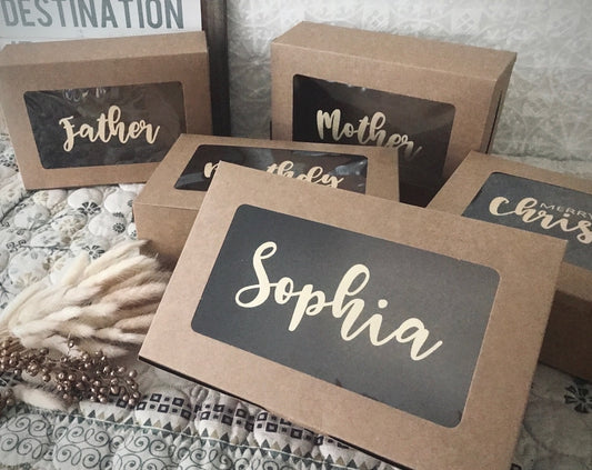 Personalized Gift Box - Personalized Proposal Box - Christmas Gift Box - Proposal Gift Box - Birthday Gift Box - Custom Gift Box - EMPTY